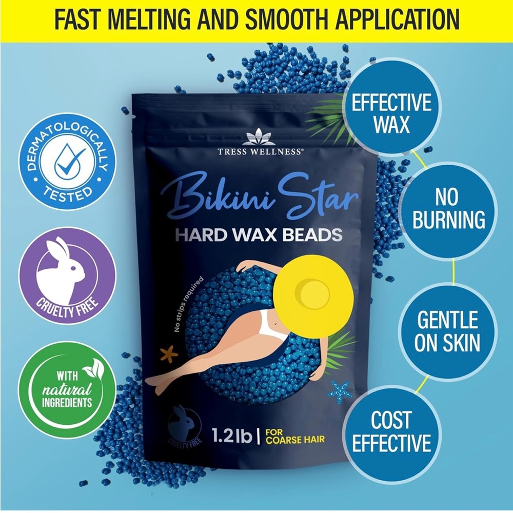 NEW IN PACKAGING TRESS WELLNESS HARD WAX BEADS 1.2 Lb bag